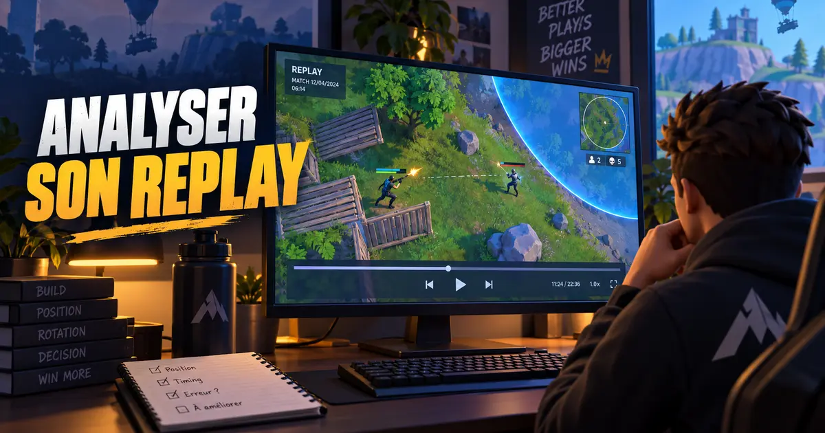 Analyser un replay Fortnite : la checklist pour progresser