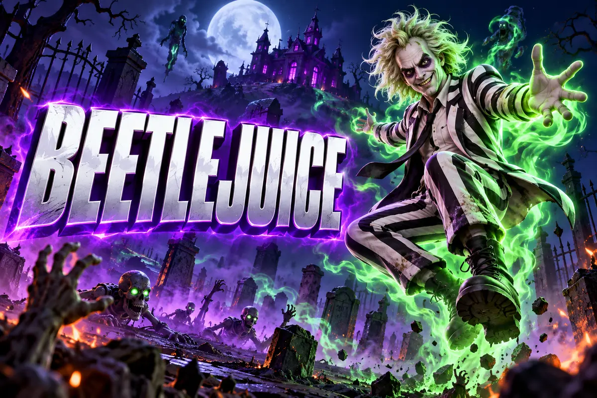 Beetlejuice dans Fortnite : skin, date de sortie et prix