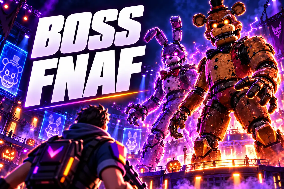 Boss FNAF Fortnite : les vaincre et posséder un animatronique