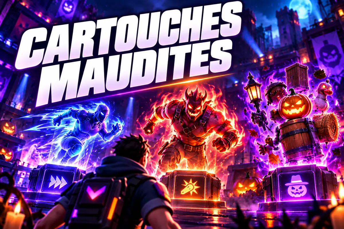Cartouches maudites Fortnite : quels pouvoirs choisir ?
