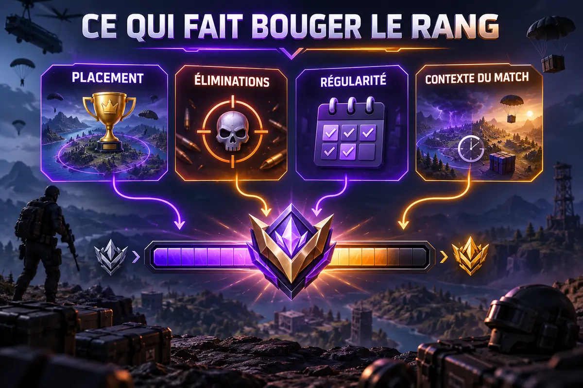 Facteurs qui influencent le pourcentage de rang Fortnite