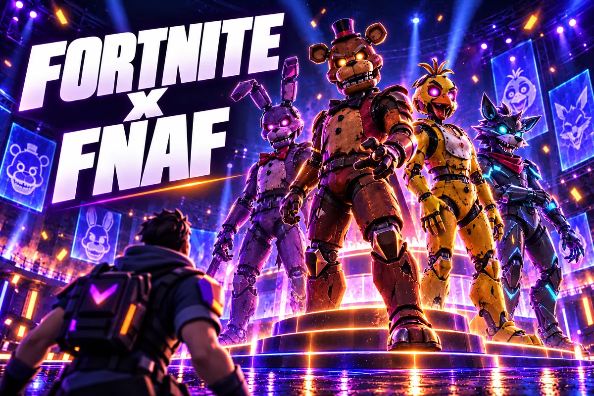 Fortnite x FNAF : skins, date de sortie et prix