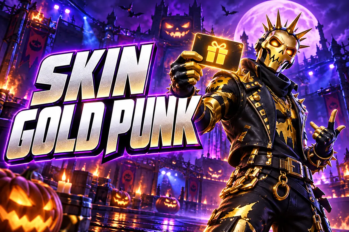 Skin Gold Punk Fortnite : comment l’obtenir avec une carte cadeau
