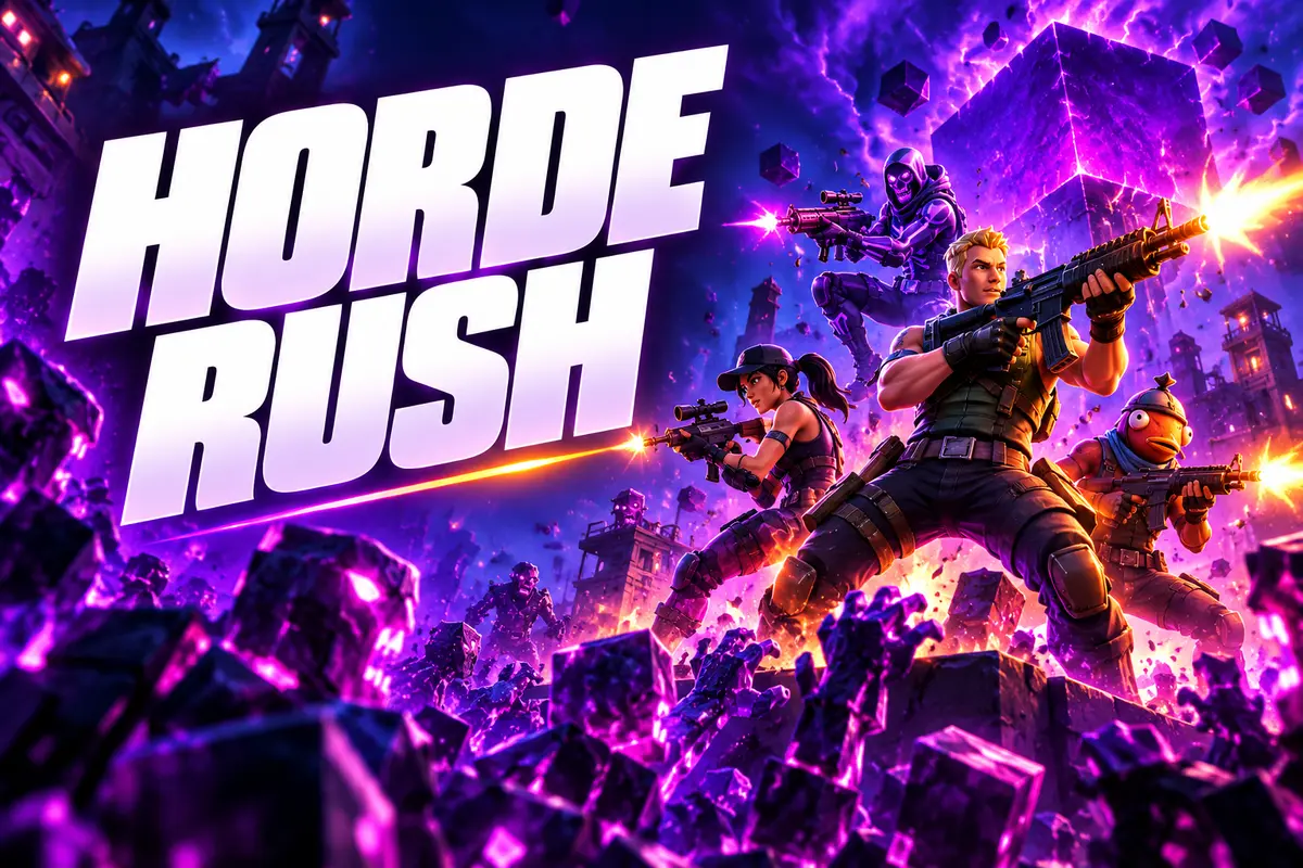 Horde Rush Fortnite : avantages, améliorations et mode sans fin