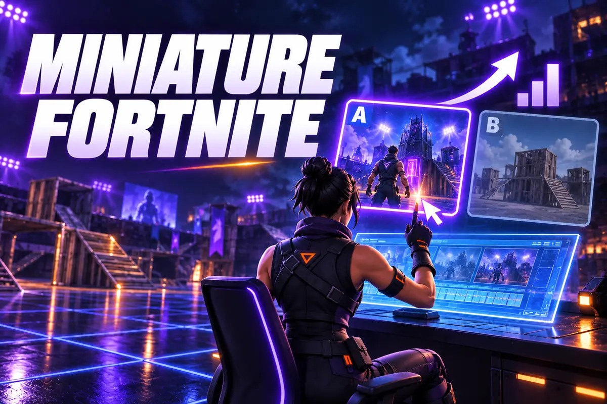 Miniature de map Fortnite : créer une image qui obtient des clics