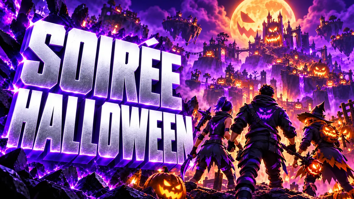 Soirée Halloween Fortnite : un programme simple pour jouer en groupe