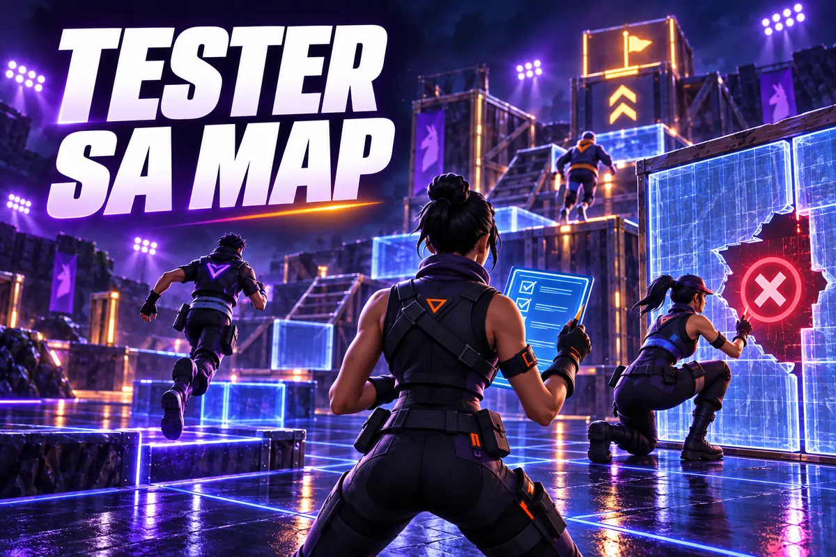 Tester une map UEFN avant publication : la checklist qualité